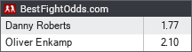 Danny Roberts vs Oliver Enkamp odds - BestFightOdds
